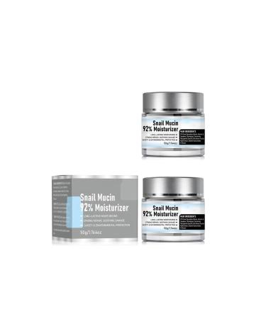 Snail Mucin Moisturizer Crema De Baba De Caracol Original Snail Mucin 92% Moisturizer Snail Mucin Cream Baba De Caracol Original(2pc)
