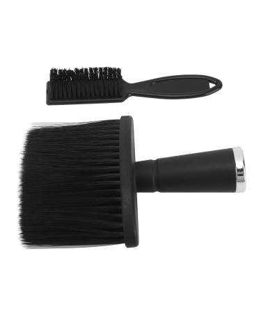 Soft Nylon Bristles Ergonomic Handle Hair Sweep Brush for Beard Neck Face Skin Friendly Daily Necessity