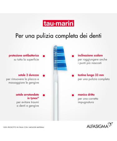 Tau-marin Scalare 33 Soft Bristle Toothbrush - Antibacterial Bristles 1 Piece | International Shipping Available - Buy Online on GoSupps.com