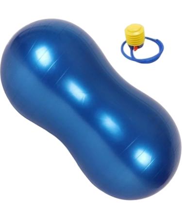 Peanut Ball Pregnancy Peanut Ball Anti Burst Thicken Pvc Peanut Exercise Ball 35.4x17.7" Balance Ball with a Air Pump Portable Peanut Ball for Yoga Blue - Buy Online on GoSupps.com