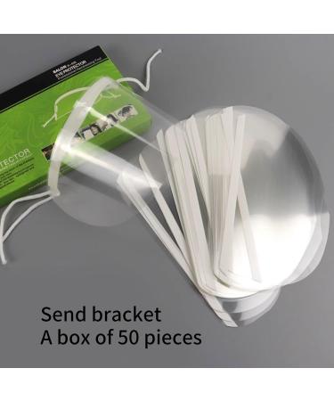 Lot de 50 masques transparents confortables pour la maison ou le salon - Buy Online on GoSupps.com