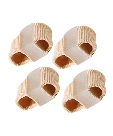 COHEALI Bunion Corrector Bunion Toe Separators: 4Pcs Orthopedic Bunion Splint Woven Big Toe Bunion Straighteners Splint Hallux Valgus Pad for Valgus Bunion Foot Care Supplies L 6X3.2CM