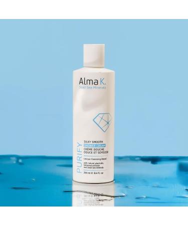 Alma K Silky Smooth Shower Cream - Moisturizer with Dead Sea Minerals - White Tea and Neroli Scent - Body Cream - Body Skin Care Products - 8.4 oz - Buy Online on GoSupps.com
