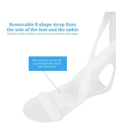 Drop Foot Corrector Ankle Foot Orthosis Support Brace - Lightweight Easy to Use Removable 8 Shape Strap for Ankle Intorsion & Pronation - Right & Left Foot - Buy Online on GoSupps.com