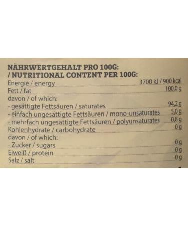 Buy Bio4fit Organic Coconut Oil - 1kg Native Cold-Pressed Pure Coconut Fat in Glass - Premium Quality for Cooking Baking Hair & Skin - Buy Online on GoSupps.com