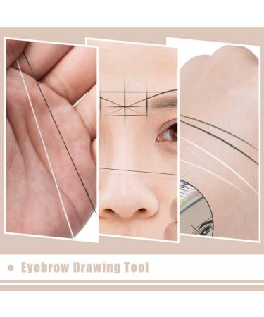 Angoily 2pcs Eyebrow Positioning Line Simple Eyebrow Mapping Ruler White Eyebrow Ruler Colorful Eyebrow Line - Buy Online on GoSupps.com