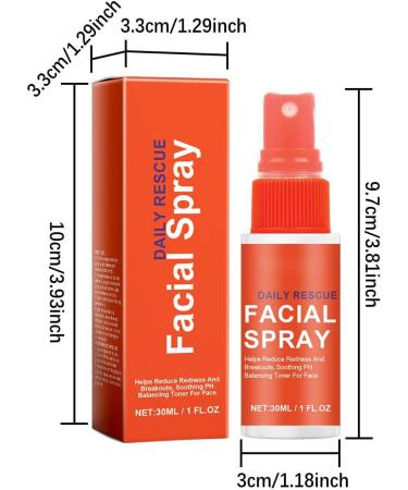 Daily for sensitive skin Spray helps reduce redness outbreaks Soothing pH Balancing Facial Toner 30ml Orange One Size One Size Orange - Buy Online on GoSupps.com