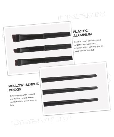 FRCOLOR 12 Pcs Eyeliner Brush Set | Eyebrow & Flat Liner Makeup Tools for Perfect Eyeliner & Lashes - Buy Online on GoSupps.com