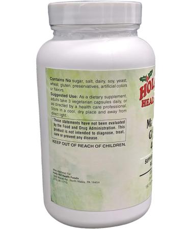 Holly Hill Health Foods Magnesium Glycinate 400mg - 180 Veg Capsules - Buy Online on GoSupps.com