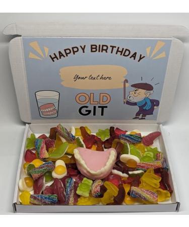 Personalised old git sweet box|Old git birthday gift| His birthday |Funny birthday for him|Personalised sweet gift for him|Cheeky birthday|