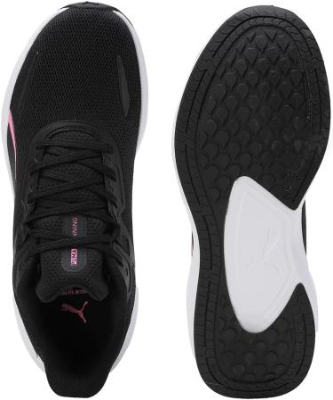 PUMA Unisex Skyrocket Lite Road Running Shoe - 39 EU | Black & Pink | Fast Shipping Internationally - Buy Online on GoSupps.com