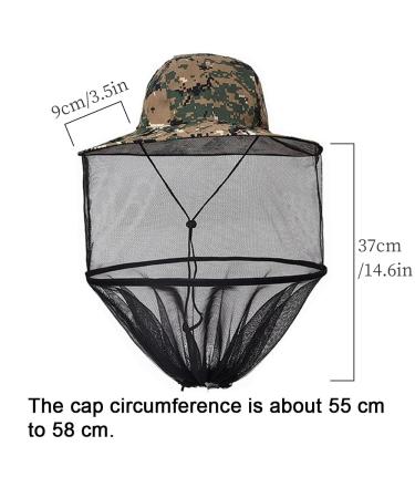 Farbeir Collapsible Midge Head Net - Nylon Mesh Face Net for Outdoor Activities - Buy Online on GoSupps.com