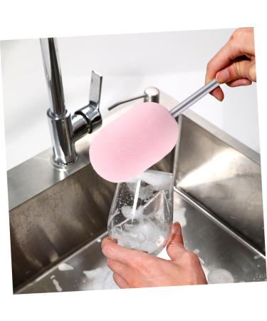 Gleavi Rotating Cleaning Brush Set for Water Bottles | Glass Cleaning Sponge Brush - 1 Pack (Silver) - Ultimate Cleaning Solution - Buy Online on GoSupps.com