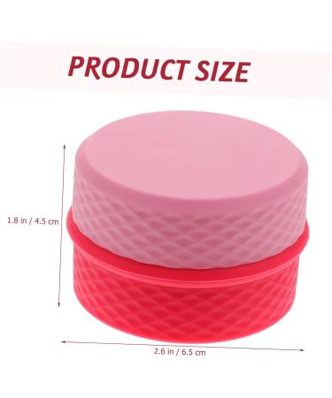 minkissy 2 Sets Cream box makeup pots container durable cream storage jar empty container refillable cream jars portable cosmetic organizer salve jar lotion Storage Box vacation Silica gel - Buy Online on GoSupps.com