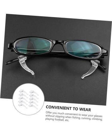 Housoutil Silicone Goggle Handle Sleeves - 90 Pairs of Anti-Hook Eye Ear Covers for Glasses - White 3.2x1.3cm - Essential Accessories for Short-Sighted and Sunglasses - Buy Online on GoSupps.com
