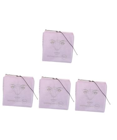 Healeved 4 boxes Eyebrow Drawing Brow Mapping Locating Linem Ruler M Women Makeup Pre- 4.80X4.50X1.80CMx4pcs As Shownx4pcs