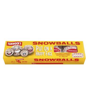Tunnock s Tunnock's Snowballs Pack of 4 snow balls 30g