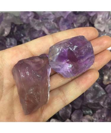 Home Decoration 2pcs Big Size Brazil Natural Rough Amethyst Quartz Specimen raw Rock Gemstone CrystalEnergy Stones DIY Jewelry Stones Stone Crystal Reiki - Buy Online on GoSupps.com