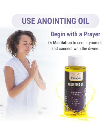 Anointing Oil Lily of The Valley 2oz - Honor & Purity Perfect Gift for Pastors Home Blessings Biblical Inspiration - Buy Online on GoSupps.com