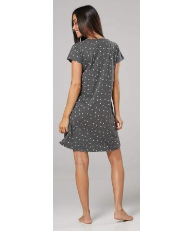 Zeta Ville Maternity Nursing Nightie Nightdress Robe Set - Graphite - Size 10 - Buy Online on GoSupps.com