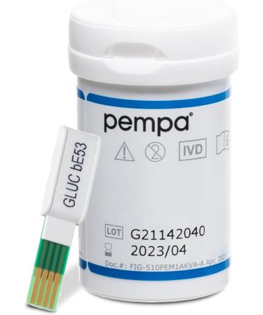 Pempa 50 x Blood Sugar Test Strips | Accurate Home Diabetes Testing | Easy Blood Glucose Monitoring Device - Buy Online on GoSupps.com
