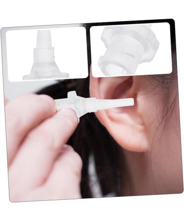 WRITWAA 10pcs Earwax Cleaner Tips Conical Bottle Ear Washer Disposable Ear Cleaning Tool for Dogs and Humans - Buy Online on GoSupps.com