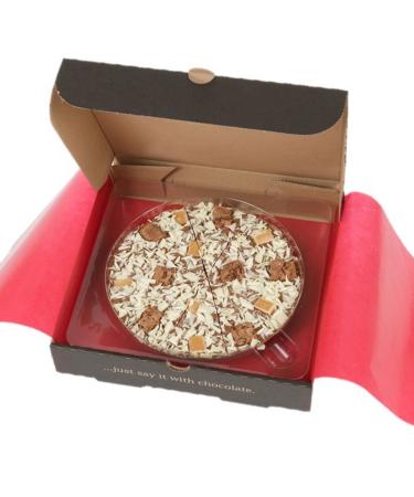 Gourmet Chocolat 7" Pizza. Chocolat Belge - Crunchy Munchy 7" Pizza