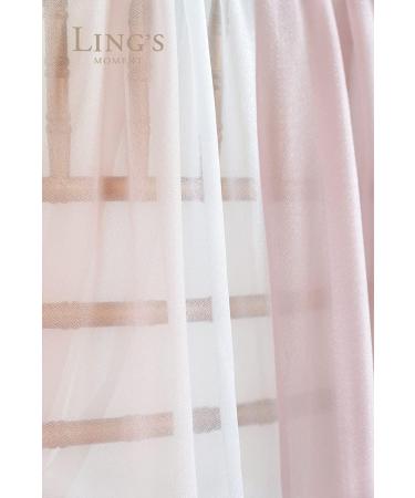 Ling's Moment 3 Panels 20Ft Wedding Arch Draping Fabric Backdrop Drapery - Dusty Rose, White, Blush | Gentle Blush Decor - Buy Online on GoSupps.com