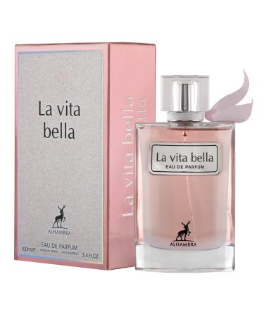 Maison Alhambra Floral Bloom for Women - 3.4 oz EDP Spray Floral 3.4 Fl Oz (Pack of 1)