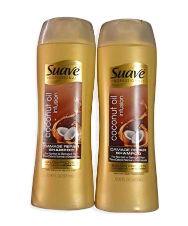Suave Professional Coconut Oil Infusion Damage Repair Shampoo - Pack of 2 | Nourish & Revitalize Hair Buy Internationally - Buy Online on GoSupps.com