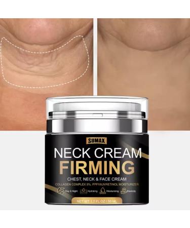 Advanced Neck & Face Firming Cream - Skin Tightening & Anti-Aging Solution for Fine Lines & Sagging Skin (1.7 Fl Oz - Buy Online on GoSupps.com