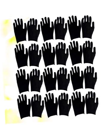 TOVINANNA 12 Pairs Cleaning Gloves Black Cotton Gloves Safety Work Gloves Beauty Gloves Cotton Labor Gloves Utility Work Gloves Heavy Duty Work Gloves Welders Gloves Hand Gloves Washable Man 19x11cm - Buy Online on GoSupps.com