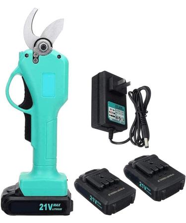 Electric Pruning Shears 0-30Mm with Rechargeable Battery Led Lights Professional Cordless Tree Branch Cutter Scissors-Yellow (Yellow) Small Gift - Buy Online on GoSupps.com