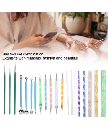 Mandala Dotting Kit - 20 Pcs Double Sided Dotting Tools & Nail Brush Set - Buy Online on GoSupps.com