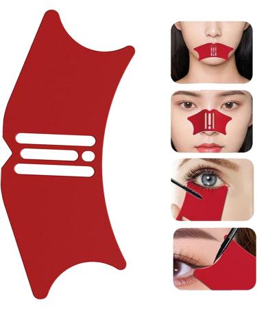 Nose Stencils for Makeup Multipurpose Silicone Eyeliner Stencil Nose Stencil | Lightweight Soft and Smooth Template for Various Face Shapes Makeup Tool Puchen Red - Buy Online on GoSupps.com