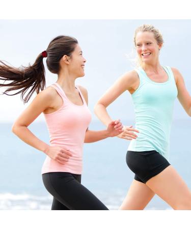 Flzone 20 Pieces Seamless Cotton Stretchy Hair Ties - Perfect Elastic Bands for Curly & Thick Hair - Buy Online on GoSupps.com