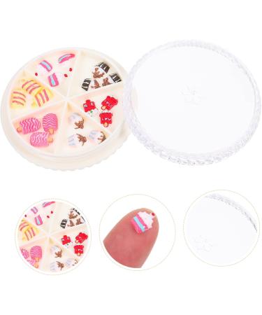 Housoutil 1 Box Nail Art Accessories Manicures Decorations Nail Pendants 3D Nail Decals Gems for Nails Nail Gem Manicures Accessories Manicures Ornament Cute Nail Plastic Charm Nail Supplies 6.5X6.5X1.2cm As Shown 12 - Buy Online on GoSupps.com
