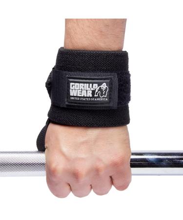 Gorilla Wear Wrist Wraps Basic - Black | Essential Bodybuilding & Fitness Accessory for Optimal Support - Buy Online on GoSupps.com