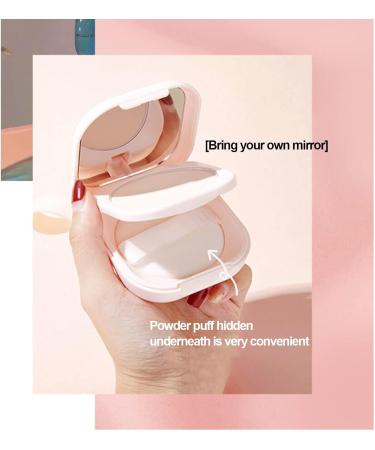LXZJJM High Definition Setting Powder Lightweight Long-lasting oil control and makeup fixing easy to create a perfect makeup sweatproof and non-removal Masks Fine Lines & Imperfections ((02#Light skin tone)) - Buy Online on GoSupps.com