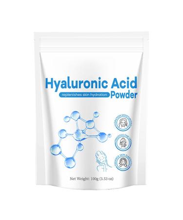 G n rique Hyaluronic Acid Powder 100g Water-Soluble Smooth Facial Moisturizer Beauty Formula Gentle Support Skin Hydration and Moisture Supplements For Women Girls