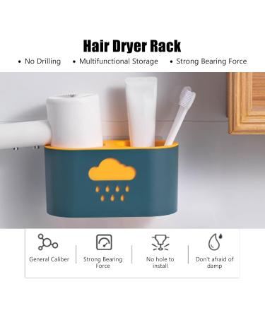 Hair Dryer Stand Hair Dryer Rack Cute Appearance Detachable Strong Bearing Capacity Compact Size for Salon for Bathroom for Hotel - Buy Online on GoSupps.com