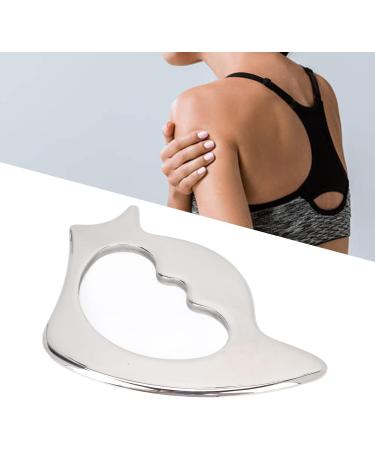 Buy Manual Gua Sha Massage Device - Stainless Steel Physiotherapy Tool with Storage Bag for Muscle Relief - Buy Online on GoSupps.com