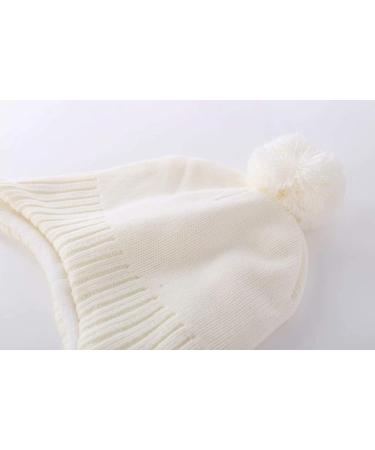 Home Prefer Toddler Beige Fleece Knit Beanie Hat 2-5T | Kids Winter Earflap Hat - Buy Online on GoSupps.com