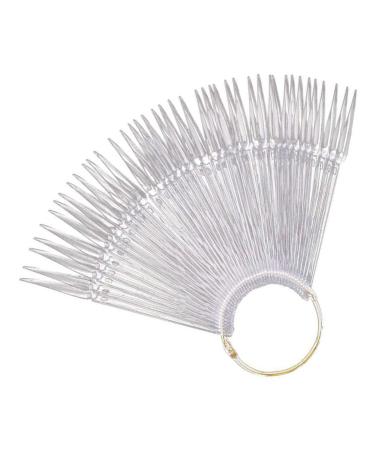 Lurrose nail display card 100PCs nail tip Display Pallette board Nail color Display card plastic polish board Board Found