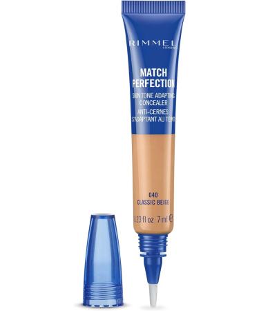Rimmel London Match Perfection Liquid Concealer 040 Classic Beige 7ml - Pack of 1 - Buy Online on GoSupps.com