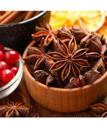 100% Natural Star Anise Whole (250g) - Pure Star Anise Pods for Tea - Additive-Free - 8.8oz Pack - Buy Online on GoSupps.com