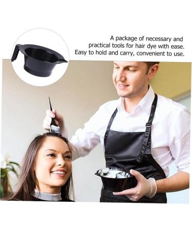 Hemobllo 4 pi ces Bol de pour Cheveux Plastique avec Poign e de Outils Pratiques pour Salon de Coiffure Bol de Coloration avec chelle Noir - Buy Online on GoSupps.com