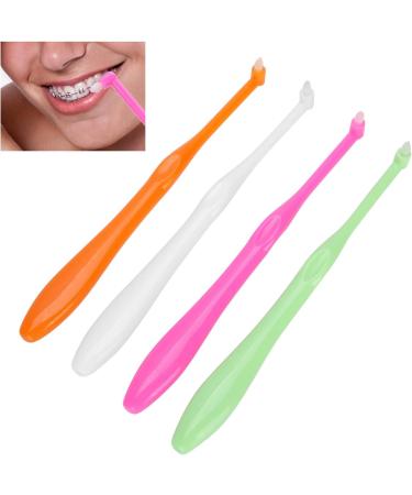 Verdant Touch Orthodontic Toothbrush - Jaw-Friendly Soft Interdental Cleaner Set (4 pcs) for Flossing & Dental Care - Buy Online on GoSupps.com
