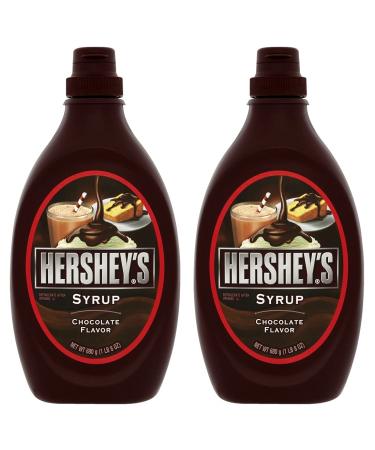 HiCollections Hersheys chocolate flavor syrup ice cream topping and to make delicious milkshakes 680 g Pack of 2