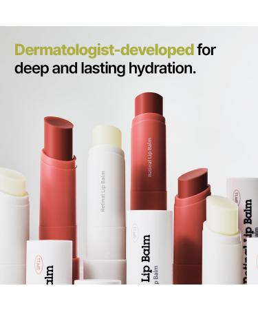 Dr.Different Retinal Lip Balm Duo - Clear & Tinted Moisture Set Anti-Wrinkle Retinal Lip Treatment K-Skincare made by Korean Dermatologist 0.14oz each - Buy Online on GoSupps.com